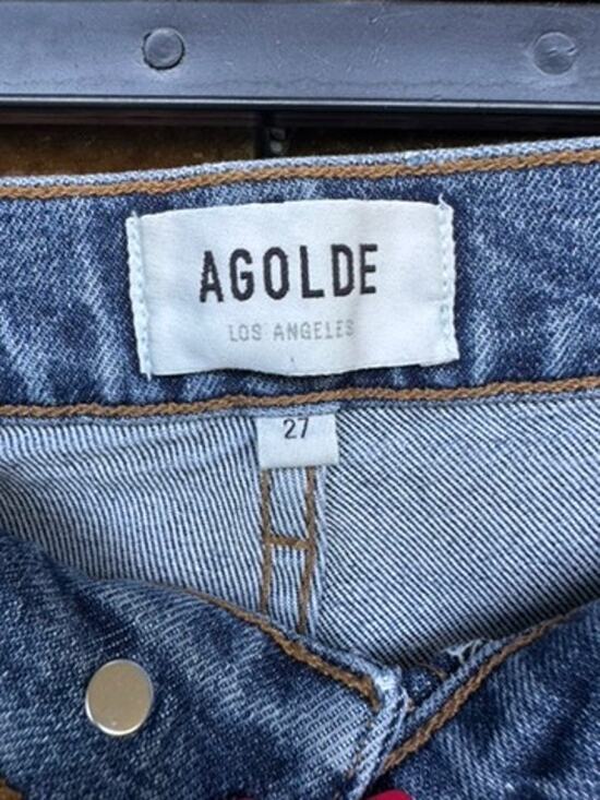 Agolde Denim - AGOLDE Toni Mid Rise Straight Jeans Women's Size 27 Organic Cotton Made in USA